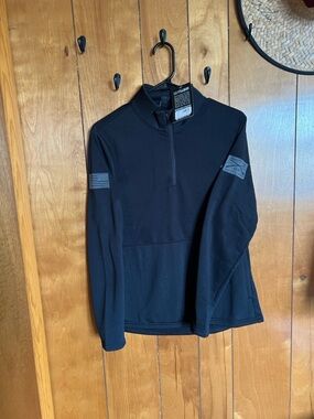 Grunt Style Black Quarter-Zip Tactical Pullover